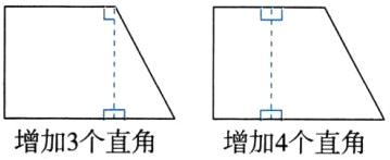 增加3个直角增加4个直角