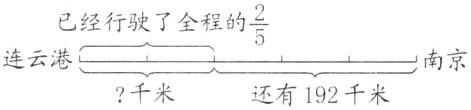 连云港南京千米还有192千米
