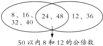 50以内8和12的公倍数