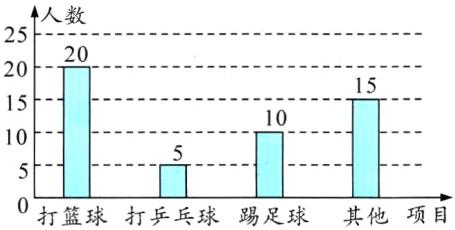 50打篮球打乒乓球踢足球其他项目