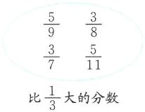 $\frac{1}{3}$大的分数