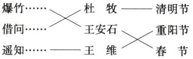 借问王安石重阳节遥知王维春节