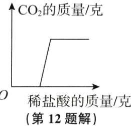 稀盐酸的质量克第12题解