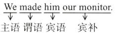 主语谓语宾语宾补