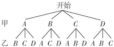 乙BCDACDABDABC