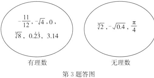 有理数无理数第3题答图