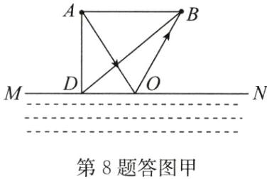 第8题答图甲