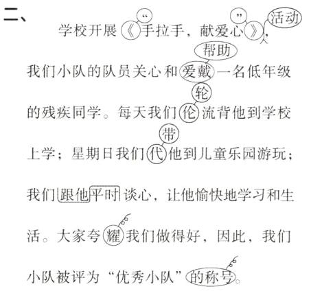 小队被评为优秀小队的称号