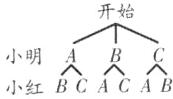 小明ARC小红BCACAB