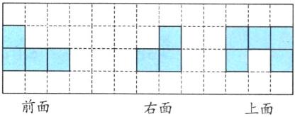 前面右面上面