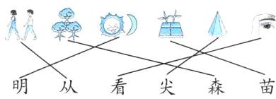 明从看尖森苗