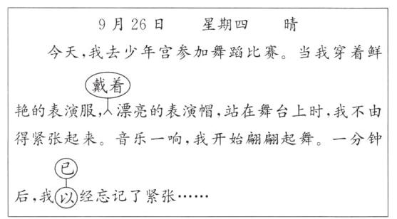 后我以经忘记了紧张