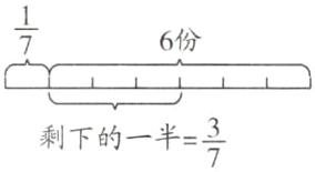 frac37剩下的一半