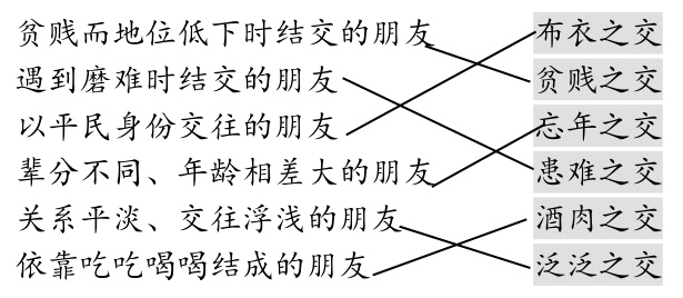 依靠吃吃喝喝结成的朋友泛泛之交