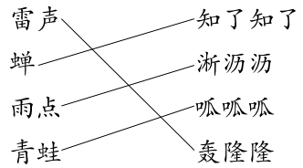雨点呱呱呱青蛙轰隆隆