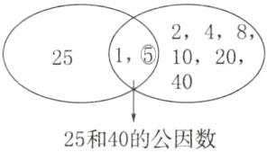 25和40的公因数