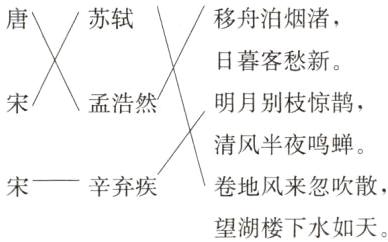 卷地风来忽吹散宋辛弃疾望湖楼下水如天