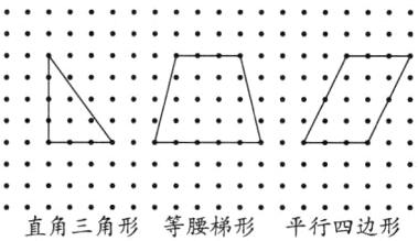 直角三角形等腰梯形平行四边形