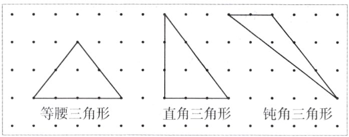 等腰三角形直角三角形钝角三角形