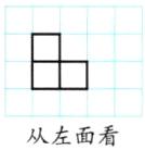 从左面看