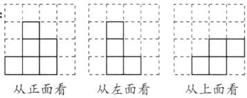 从正面看从左面看从上面看