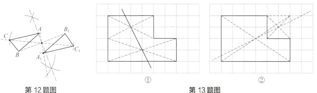 第12题图第13题图