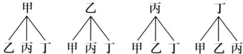 乙丙丁甲丙丁甲乙丁甲乙丙
