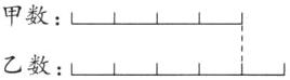 甲数一乙数