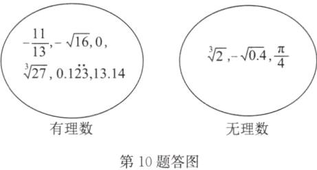 有理数无理数第10题答图