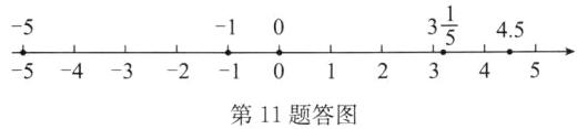 345543210第11题答图