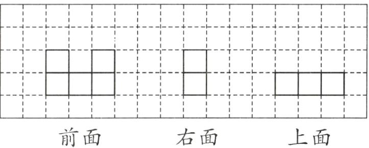 前面右面上面