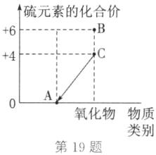 氧化物物质类别第19题