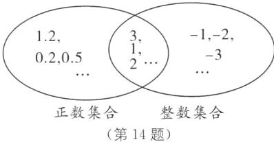 正数集合整数集合第14题