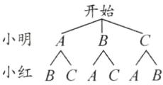 小明小红BCACAB