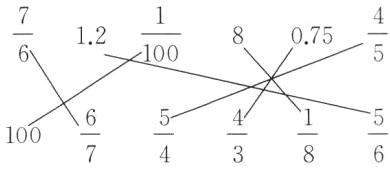 frac67frac56frac18frac43100
