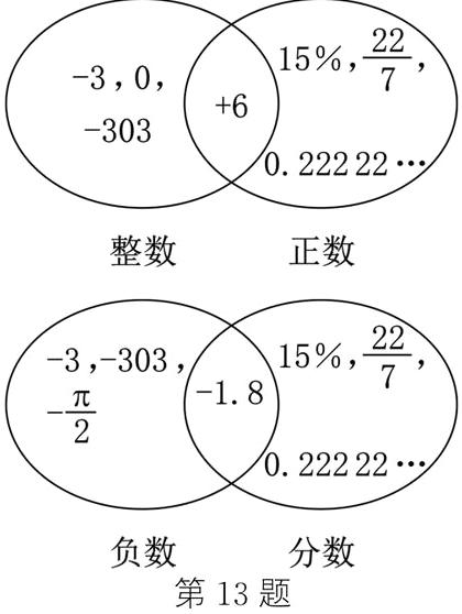 负数分数第13题