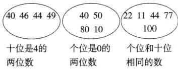 个位是0的个位和十位十位是4的两位数相同的数两位数