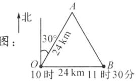 10时24km11时30分