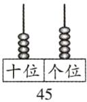 十位个位45