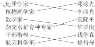 华罗庚杂交水稻育种专家干部楷模钱学森焦裕禄航天科学家