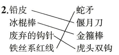 铁丝系红线虎头双钩