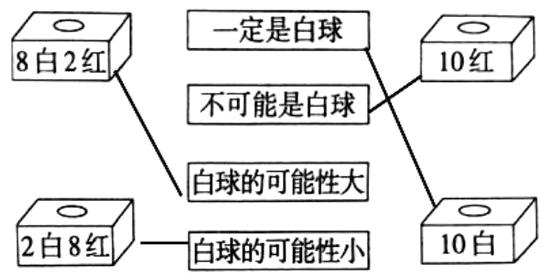 2白白球的可能性小