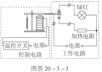 工作电路控制电路图答2031