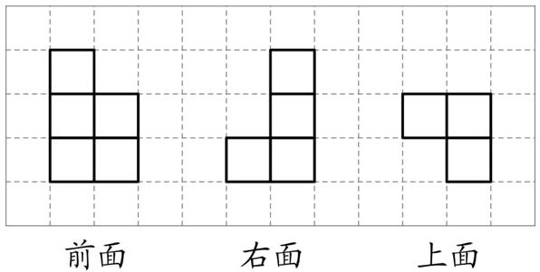 前面右面上面