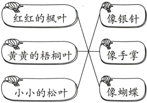 小小的松叶像蝴蝶