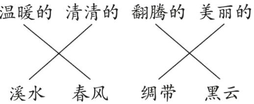 溪水春风绸带黑云