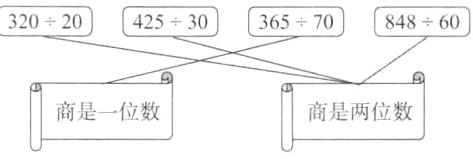 商是一位数商是两位数