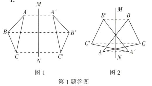 图1图2第1题答图