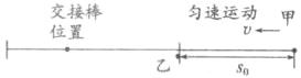 交棒匀速运动甲