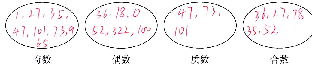 偶数奇数质数合数